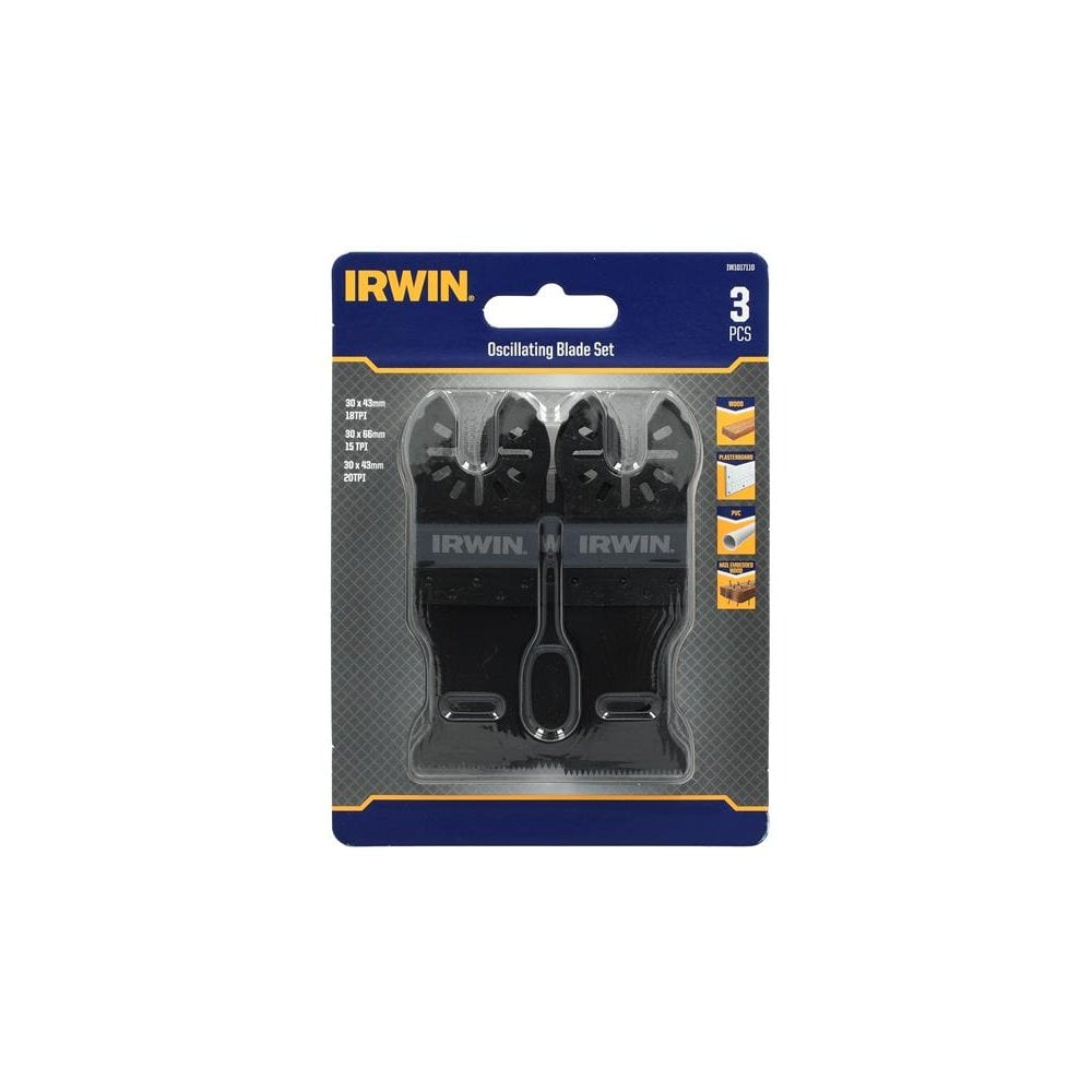 IRWIN® IW1017110 Oscillating Blade Set, 3 Piece