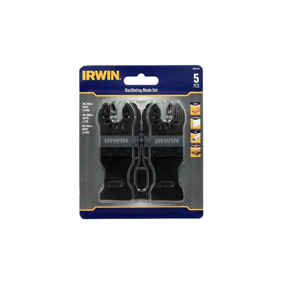 IRWIN® IW1017111 Oscillating Blade Set, 5 Piece