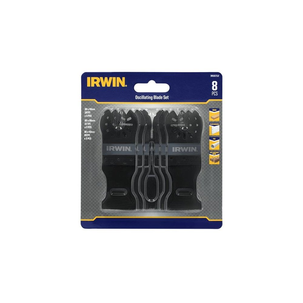 IRWIN® IW1017112 Oscillating Blade Set, 8 Piece