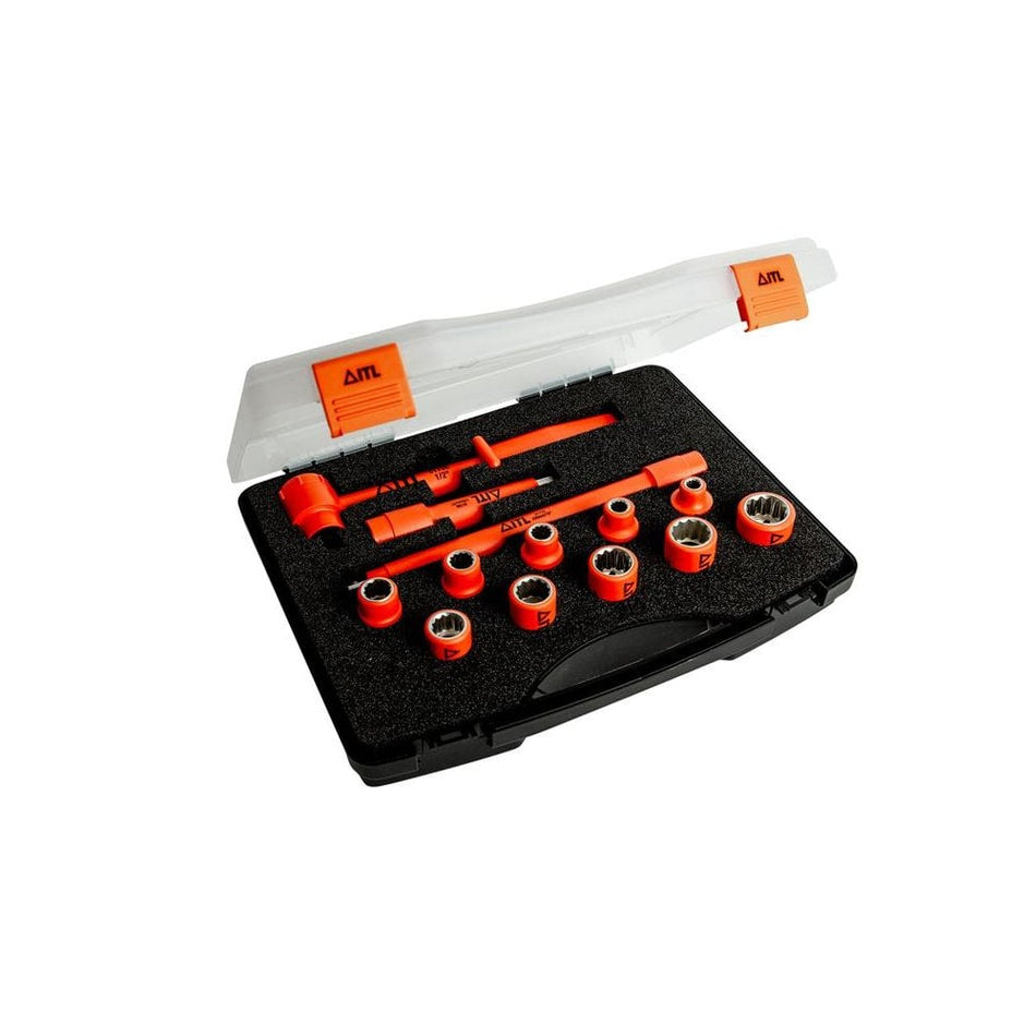 ITL Insulated Insulated 3/8in Drive Socket Set, 13 Piece