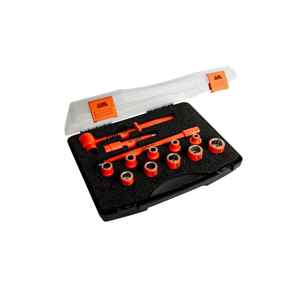 ITL Insulated Insulated 1/2in Drive Socket Set, 13 Piece
