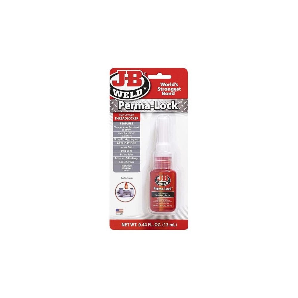 J-B Weld Perma-lock Red High High Strength Threadlocker 13ml