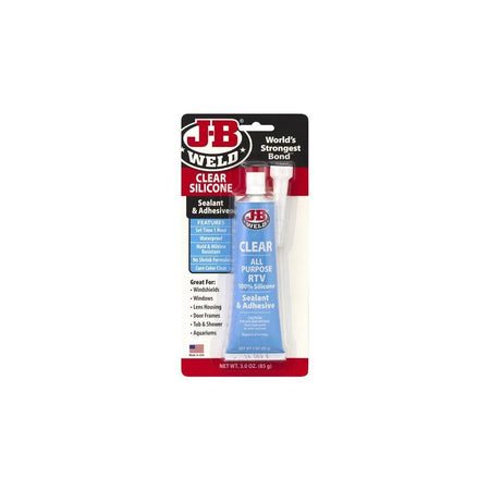 J-B Weld Silicone Sealant & Adhesive Clear 85g