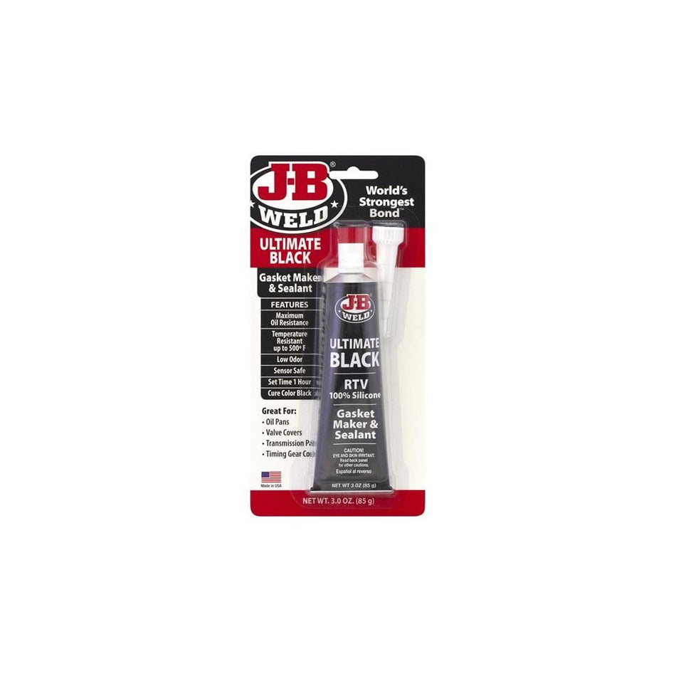 J-B Weld Silicone Gasket Maker & Sealant Black 85g