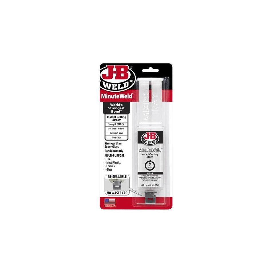J-B Weld MinuteWeld™ Epoxy Syringe 25ml