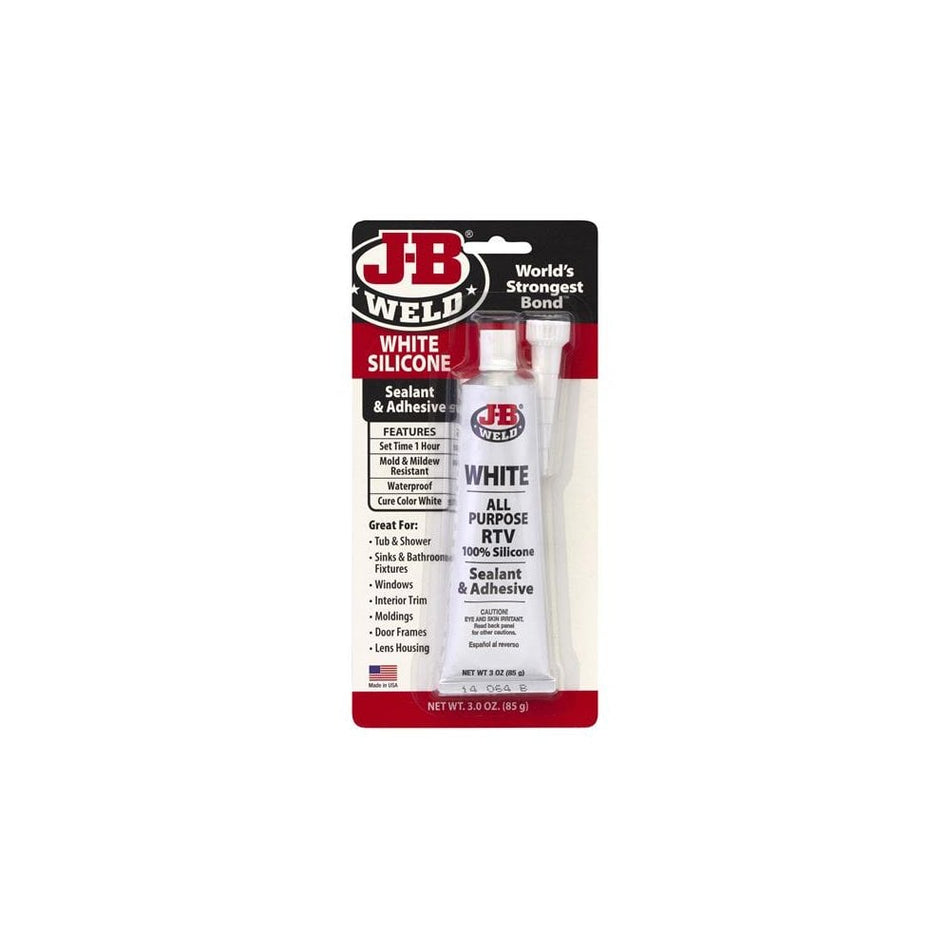 J-B Weld Silicone Sealant & Adhesive White 85g