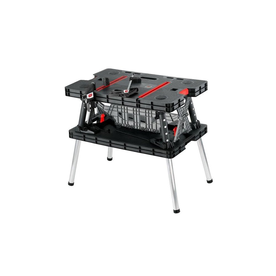 Keter Folding Work Table with Clamps