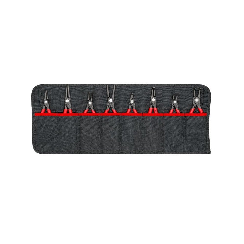 Knipex Tool Roll Circlip Plier Set, 8 Piece