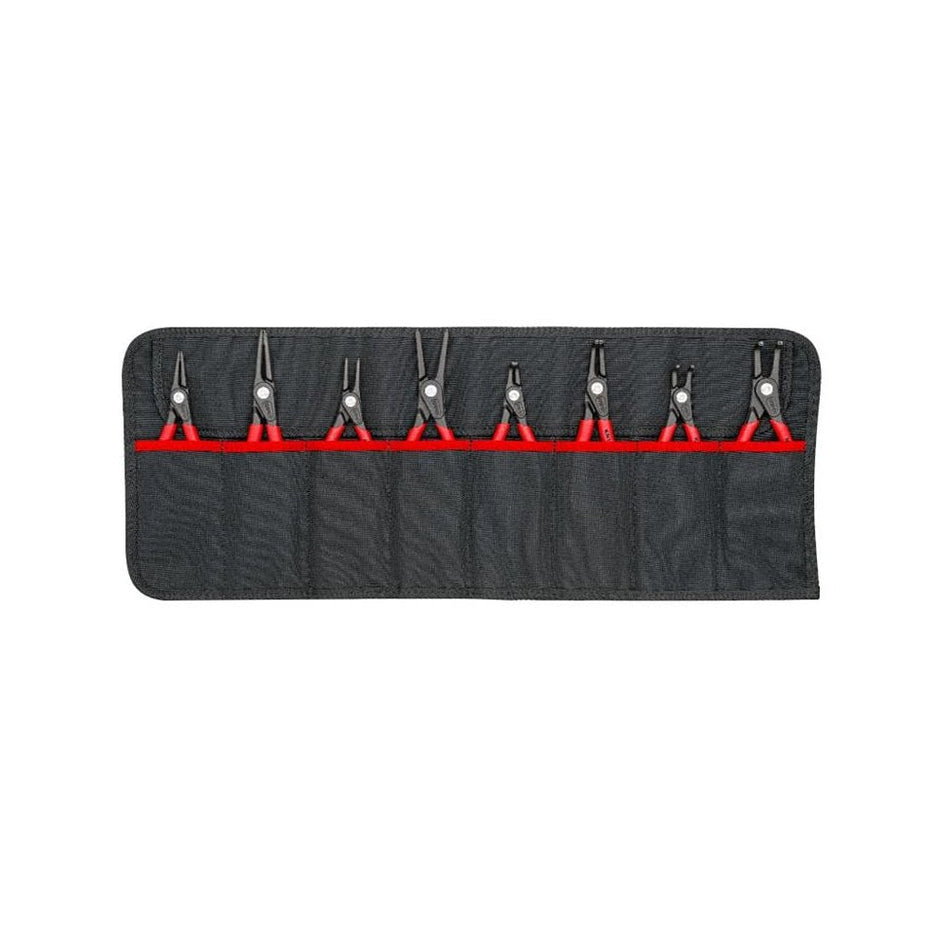 Knipex Tool Roll Circlip Plier Set, 8 Piece