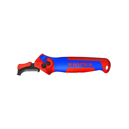 Knipex 16 50 145 SB Stripping Knife with Guide Shoe and Ratchet Function