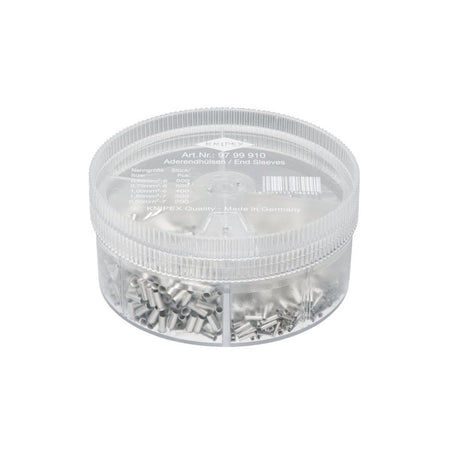 Knipex Non-Insulated Wire Ferrules Assortment Box, 1,900 Piece