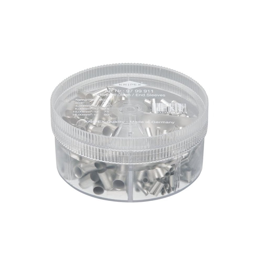 Knipex Non-Insulated Wire Ferrules Assortment Box, 350 Piece