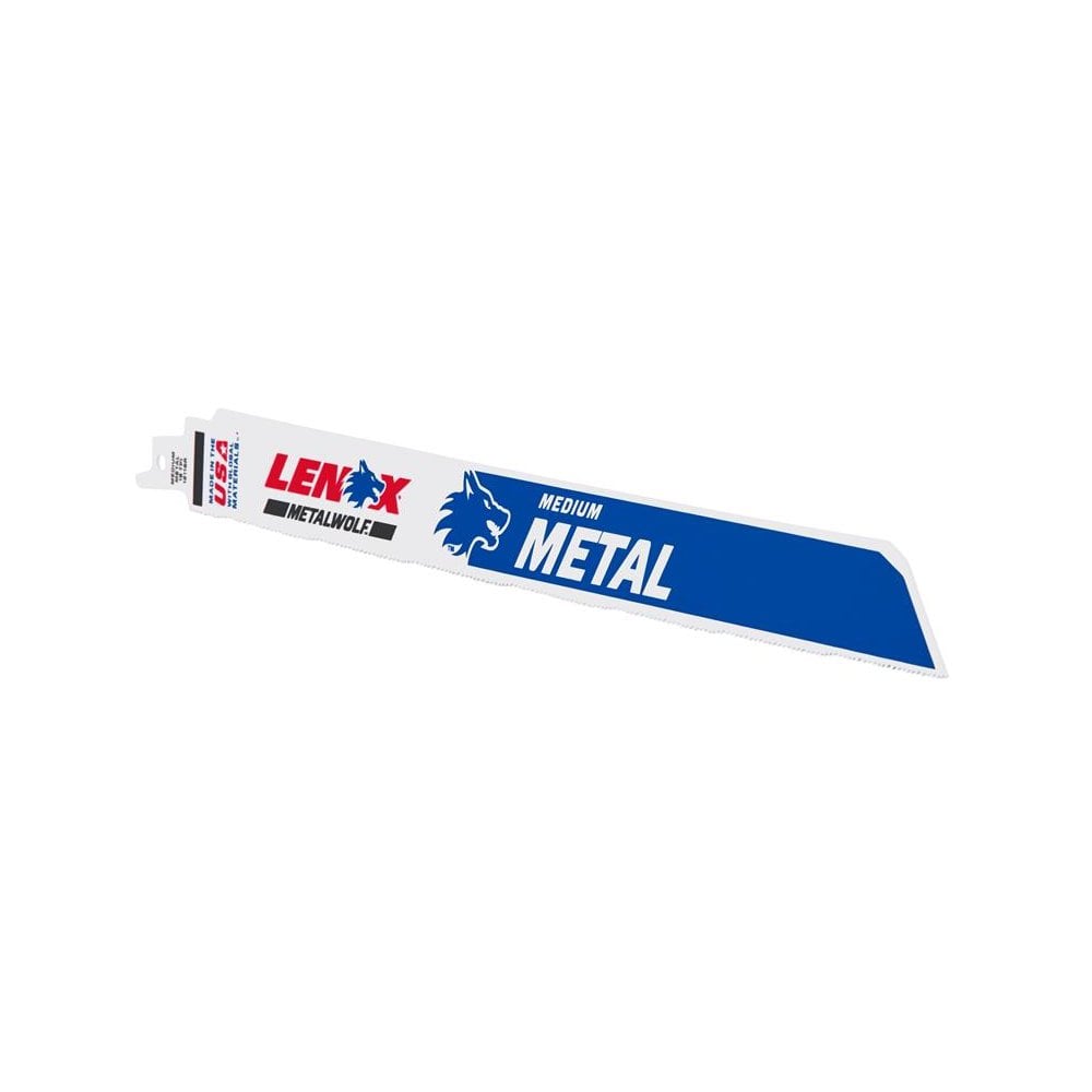 LENOX MetalWolf Wave Edge Reciprocating Saw Blade 305 x 25 x 1.07mm 18 TPI (Pack 5)