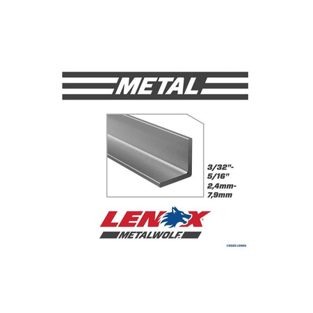 LENOX MetalWolf Wave Edge Reciprocating Saw Blade 229 x 25 x 1.1mm 18 TPI (Pack 5)