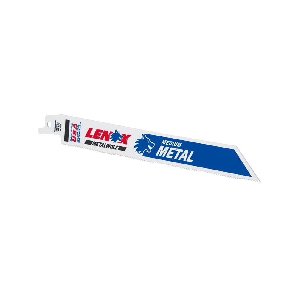 LENOX MetalWolf Wave Edge Reciprocating Saw Blade 203 x 19 x 0.9mm 18 TPI (Pack 25)