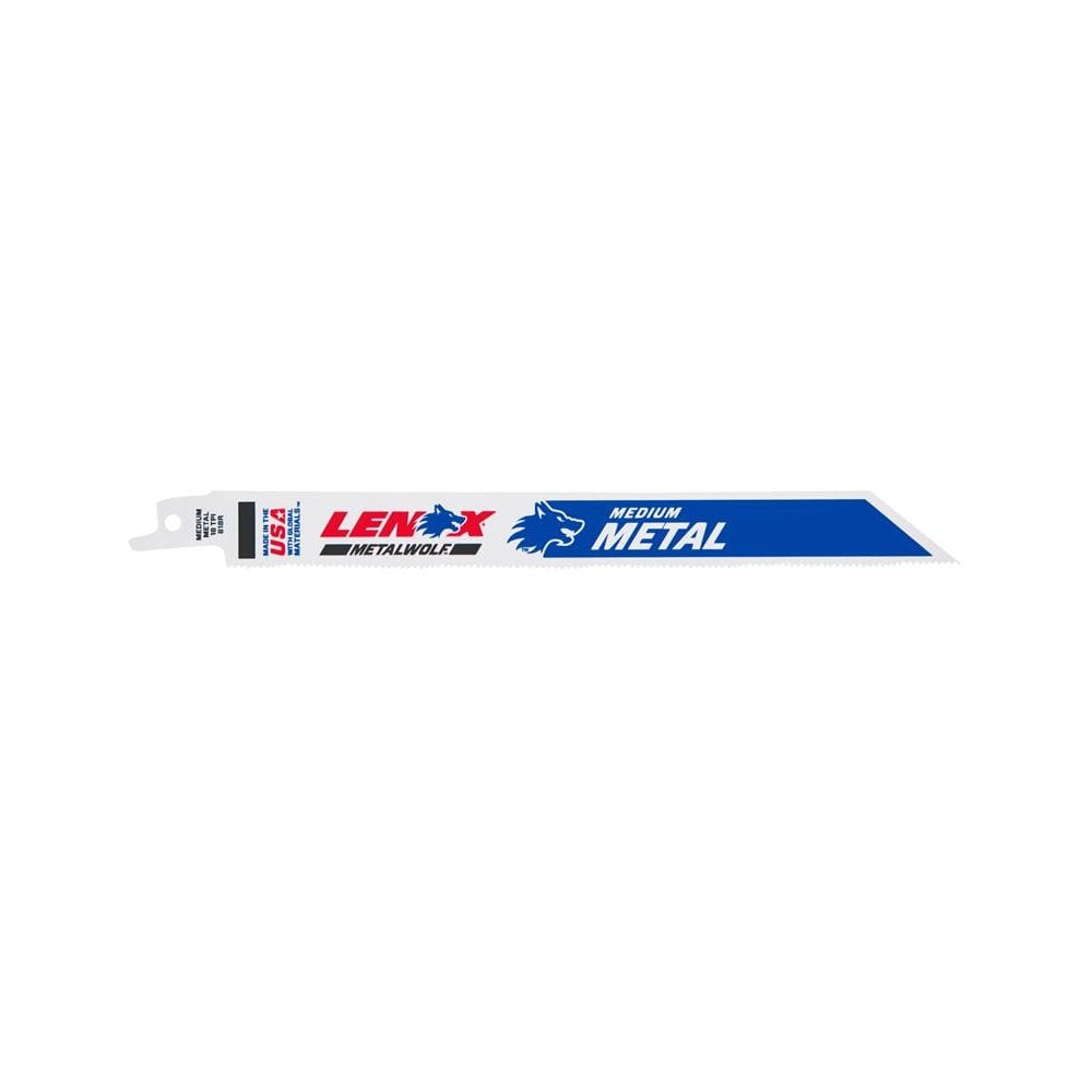 LENOX MetalWolf Wave Edge Reciprocating Saw Blade 203 x 19 x 0.9mm 18 TPI (Pack 25)