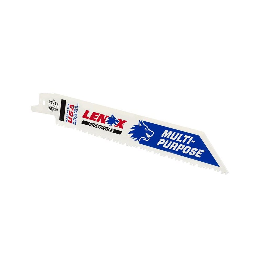 LENOX MultiWolf Wave Edge Reciprocating Saw Blade 152 x 19 x 0.9mm 10 TPI (Pack 25)