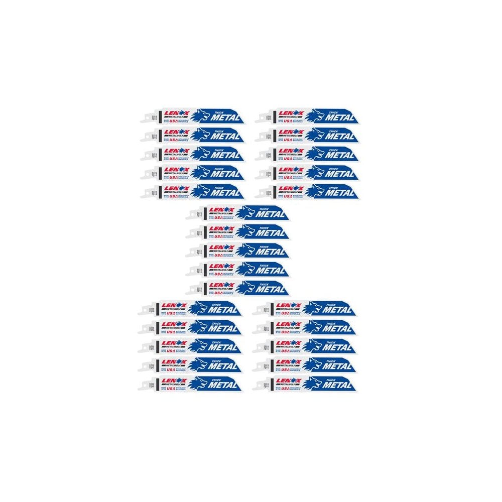 LENOX MetalWolf Wave Edge Reciprocating Saw Blade 152 x 19 x 0.9mm 14 TPI (Pack 25)