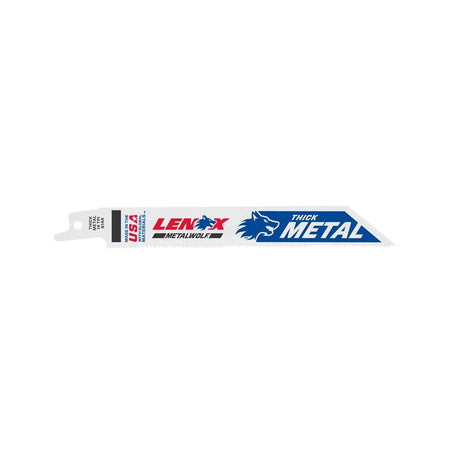 LENOX MetalWolf Wave Edge Reciprocating Saw Blade 152 x 19 x 0.9mm 14 TPI (Pack 25)