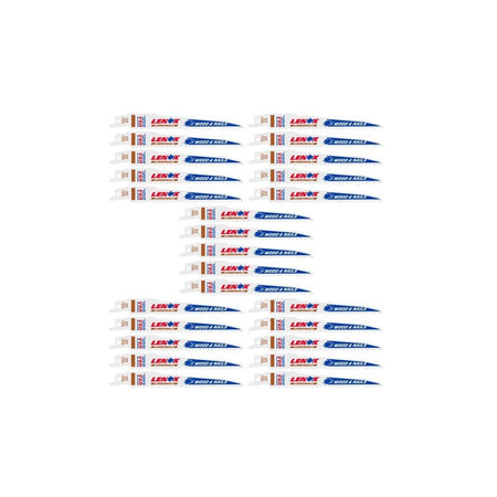 LENOX LumberWolf Reciprocating Saw Blade 152 x 19 x 1.3mm 6 TPI (25 Pack)