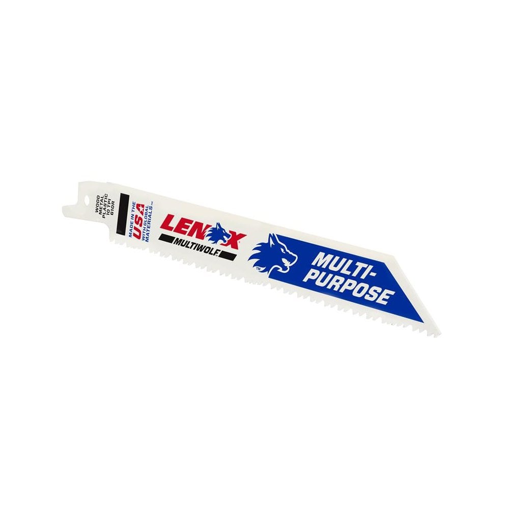 LENOX MultiWolf Wave Edge Reciprocating Saw Blade 152 x 19 x 0.9mm 10 TPI (Pack 5)