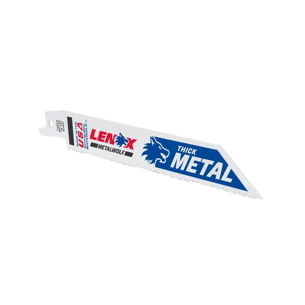 LENOX MetalWolf Wave Edge Reciprocating Saw Blade 152 x 19 x 0.9mm 14 TPI (Pack 5)