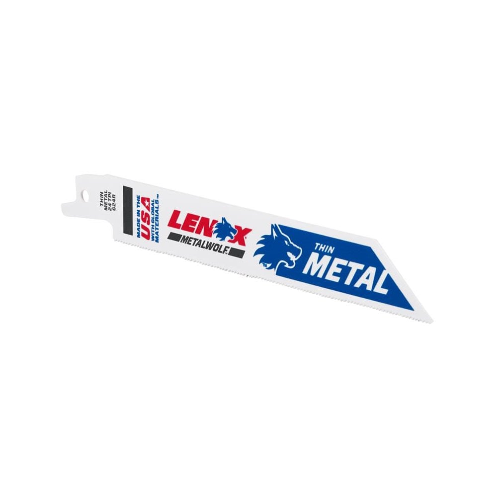 LENOX MetalWolf Wave Edge Reciprocating Saw Blade 152 x 19 x 0.9mm 24 TPI (Pack 5)