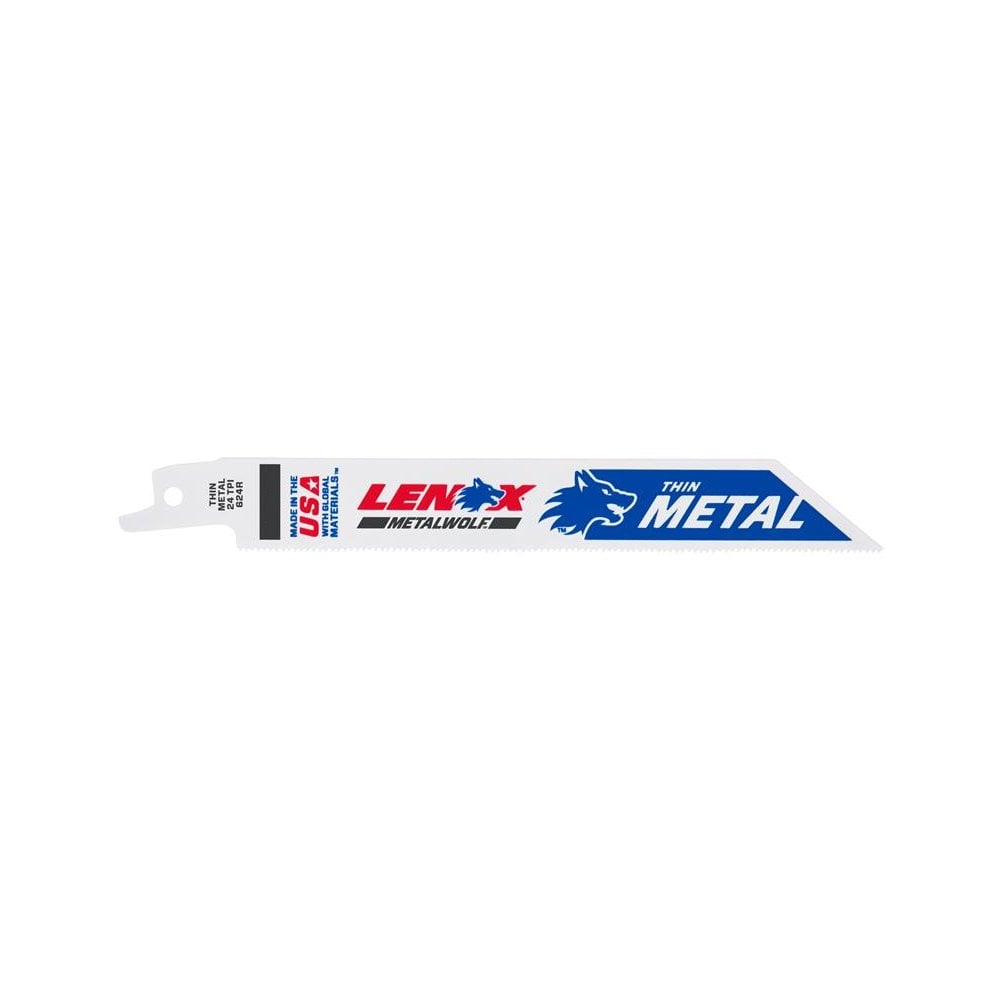 LENOX MetalWolf Wave Edge Reciprocating Saw Blade 152 x 19 x 0.9mm 24 TPI (Pack 5)