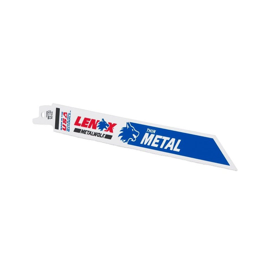 LENOX MetalWolf Wave Edge Reciprocating Saw Blade 203 x 19 x 0.9mm 24 TPI (Pack 5)