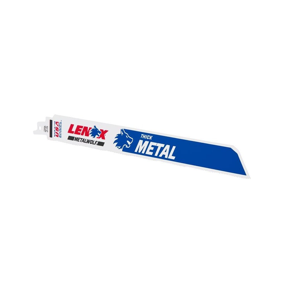 LENOX MetalWolf Wave Edge Reciprocating Saw Blade 305 x 25 x 1.07mm 14 TPI (Pack 25)