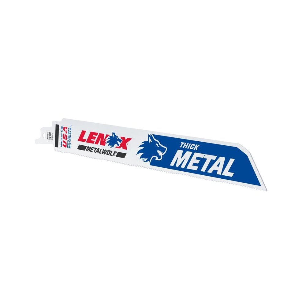 LENOX MetalWolf Wave Edge Reciprocating Saw Blade 229 x 25 x 1.1mm 14 TPI (Pack 5)
