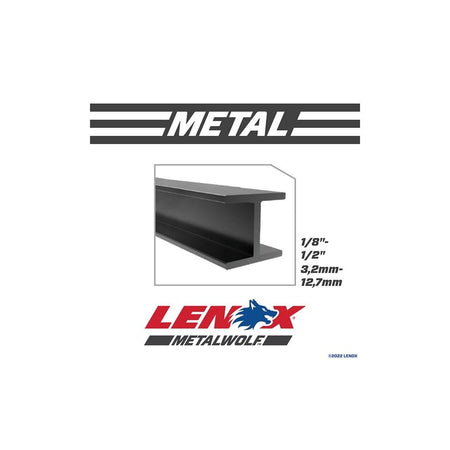 LENOX MetalWolf Wave Edge Reciprocating Saw Blade 229 x 25 x 1.1mm 14 TPI (Pack 5)