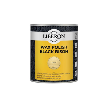 Liberon Black Bison Wax Paste Clear 1kg