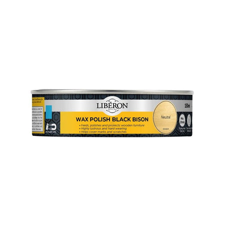 Liberon Black Bison Wax Paste Neutral 150ml