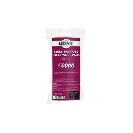 Liberon Steel Wool Grade 0000 Ultra Fine 4 x 7g