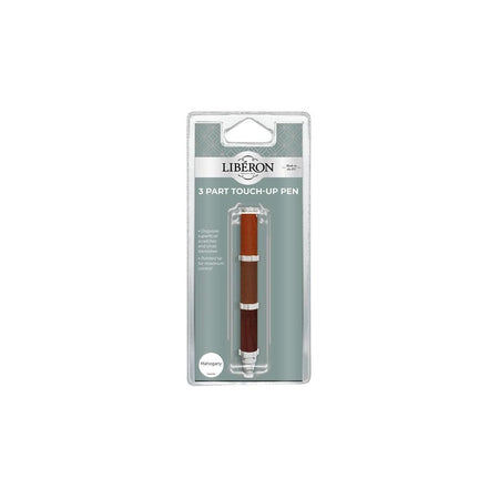Liberon 3 Part Touch-Up Pen Mahogany