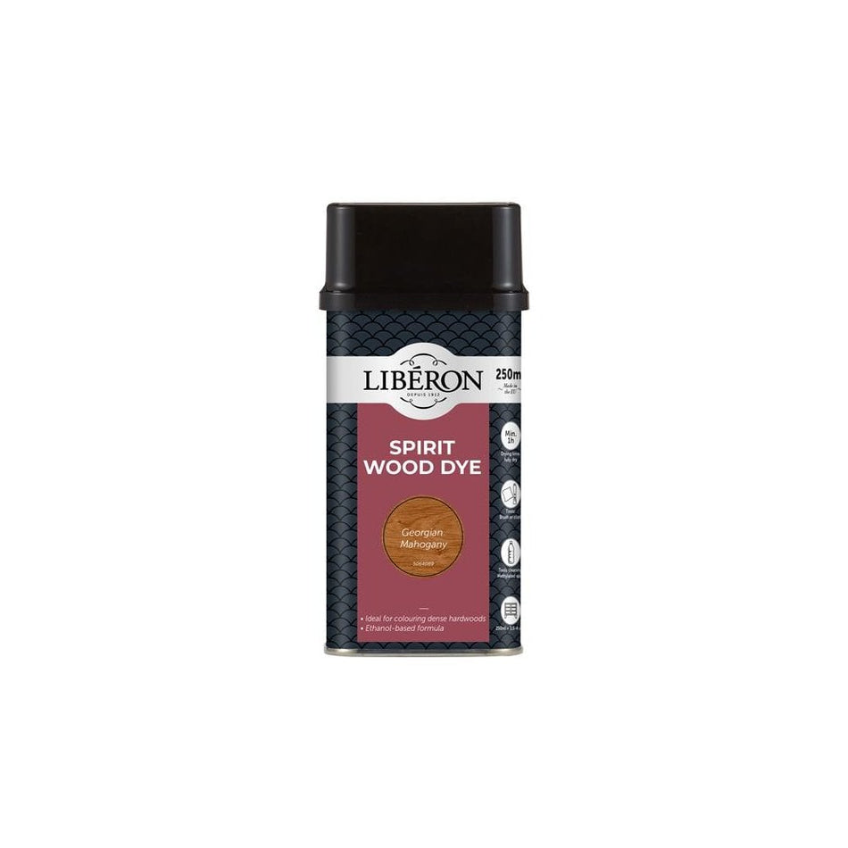 Liberon Spirit Wood Dye Georgian Mahogany 250ml