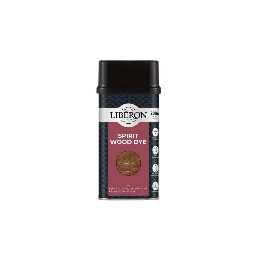 Liberon Spirit Wood Dye Walnut 250ml