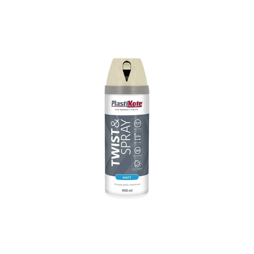 PlastiKote Twist & Spray Matt 400ml Georgian Stone