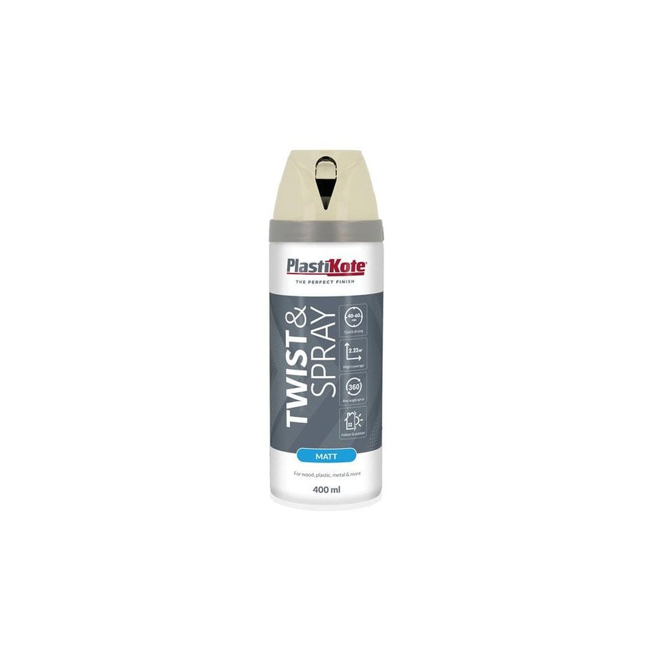 PlastiKote Twist & Spray Matt 400ml Georgian Stone