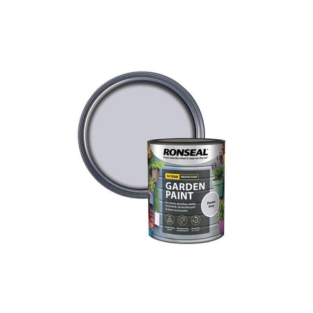 Ronseal Garden Paint Pewter Grey 750ml