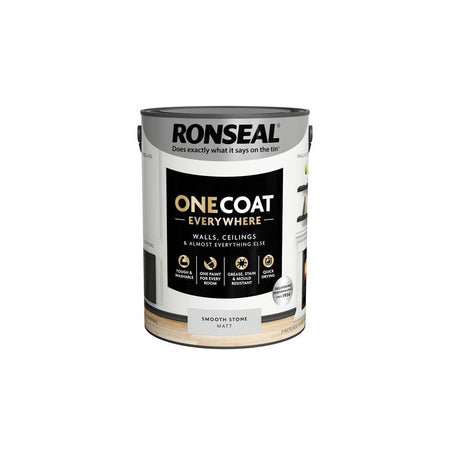 Ronseal One Coat Everywhere Interior Smooth Stone Matt 5 litre