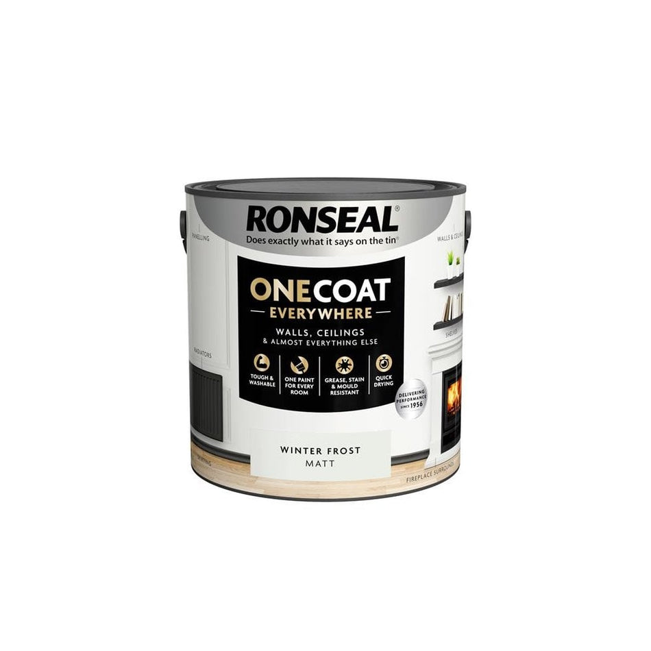 Ronseal One Coat Everywhere Interior Winter Frost Matt 2.5 litre