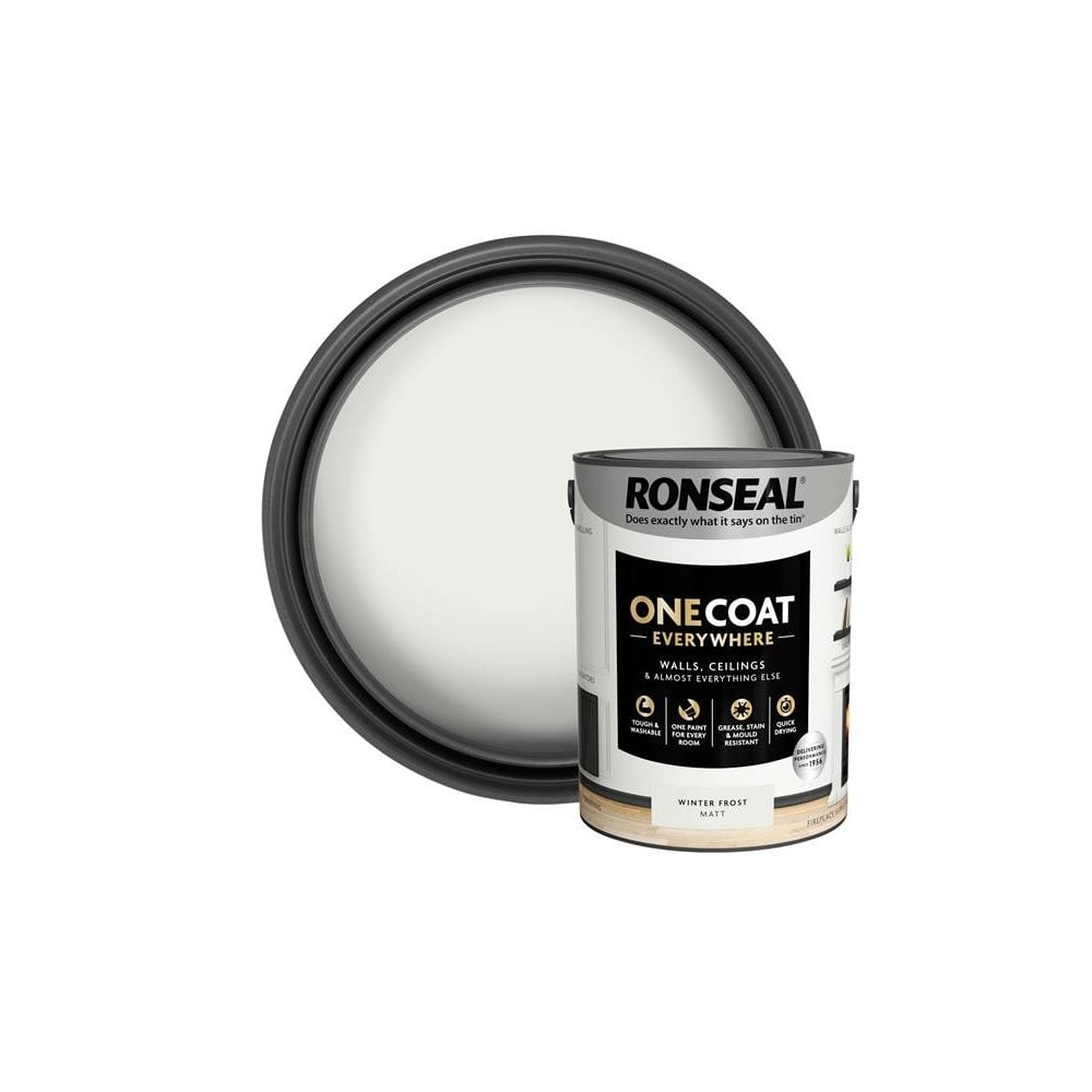 Ronseal One Coat Everywhere Interior Winter Frost Matt 5 litre