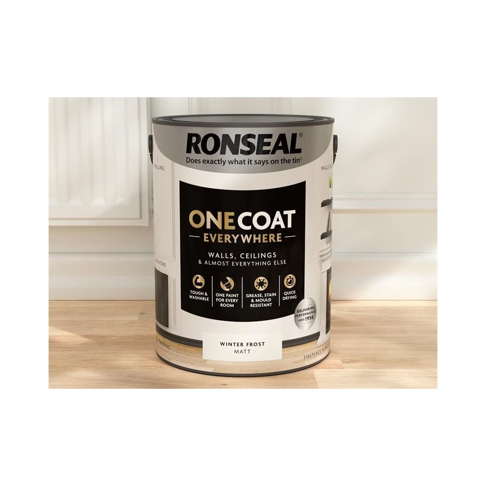 Ronseal One Coat Everywhere Interior Winter Frost Matt 5 litre