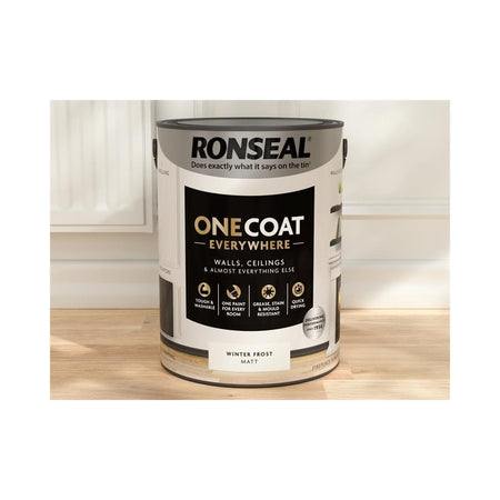 Ronseal One Coat Everywhere Interior Winter Frost Matt 5 litre