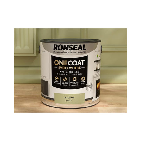 Ronseal One Coat Everywhere Interior Willow Matt 2.5 litre