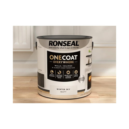 Ronseal One Coat Everywhere Interior Winter Sky Matt 2.5 litre