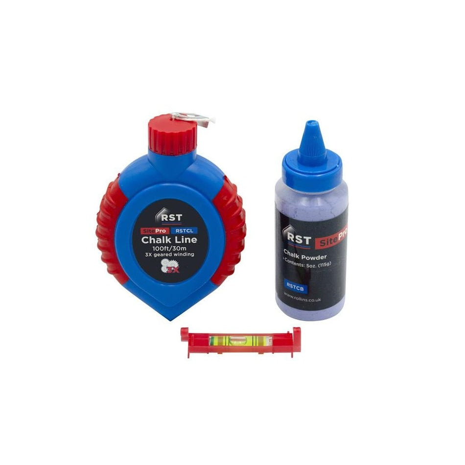 R.S.T. Chalk Line & Box Set 30m