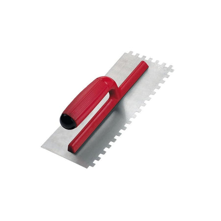RUBI TILING TOOLS PRO Steel Notched Trowel 11 x 4in x 1/4in Notch